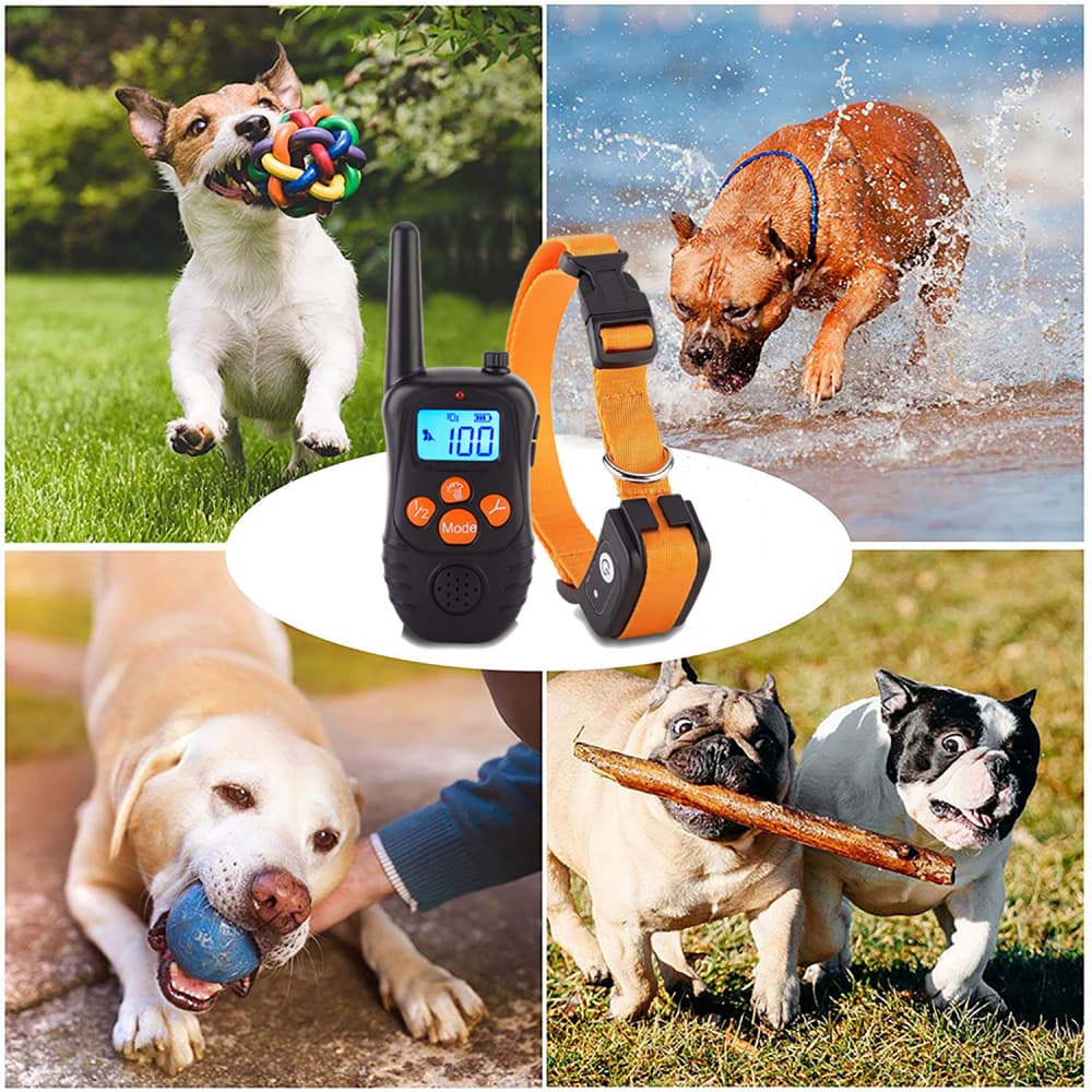 Waterproof Dog Training Collar with Wireless Remote Rechargeable 300M